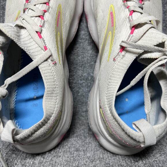 Brooks Glycerin 20 StealthFit Shoes Womens Size 10.5 White Running 1203721B067 - Picture 6 of 10